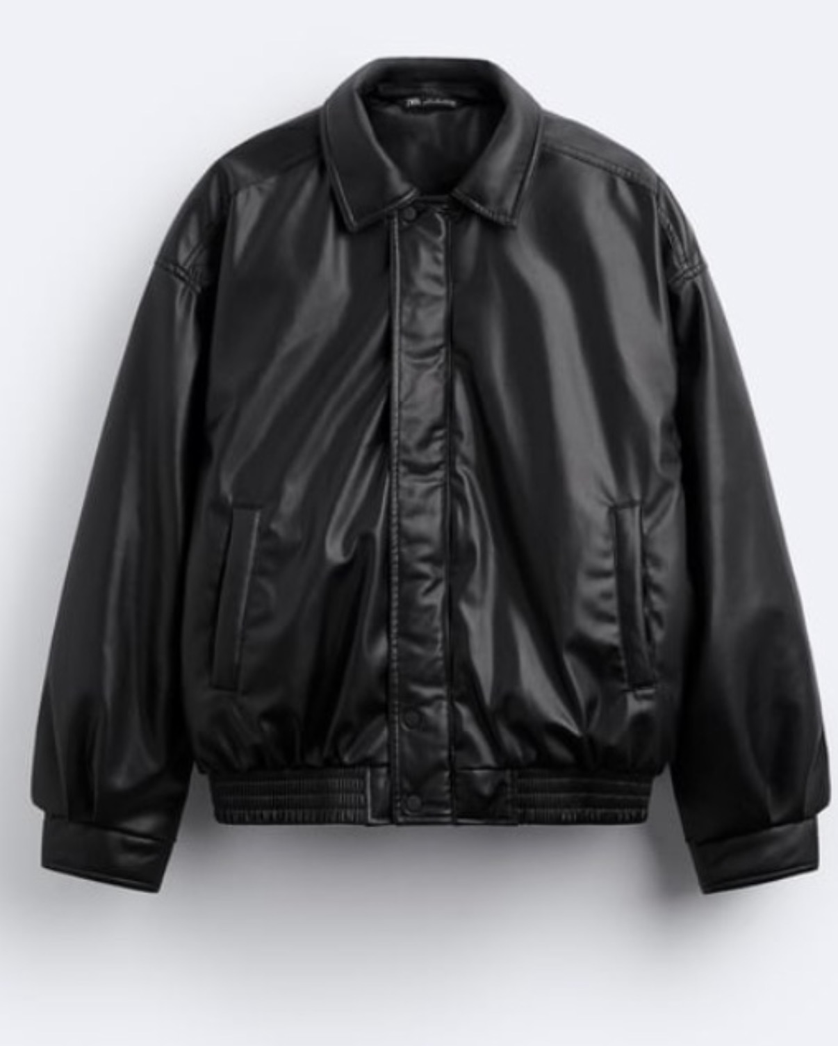 Zara leather faux Jacket