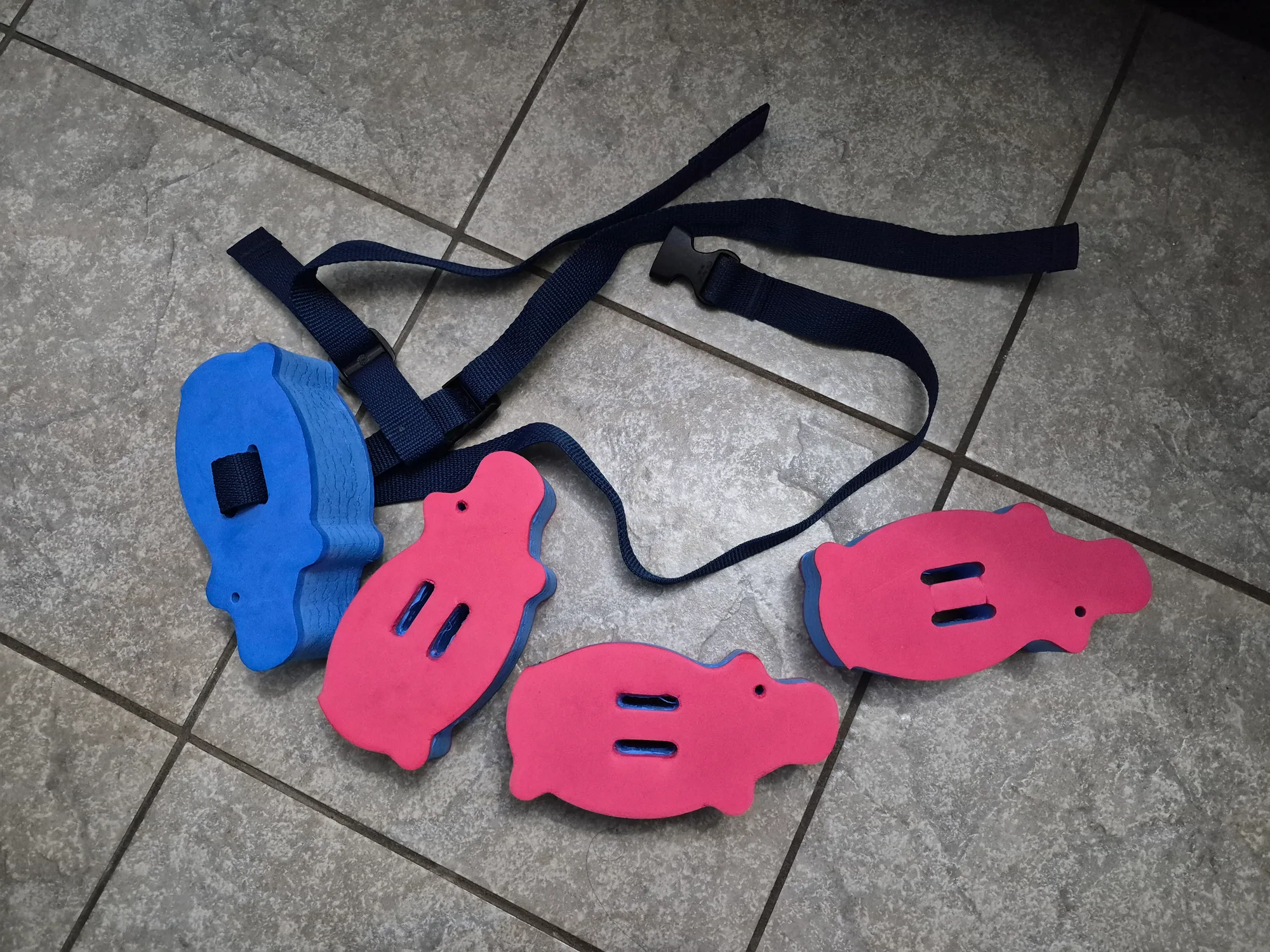 Ceinture de natation pour enfant, 4 flotteurs amovibles